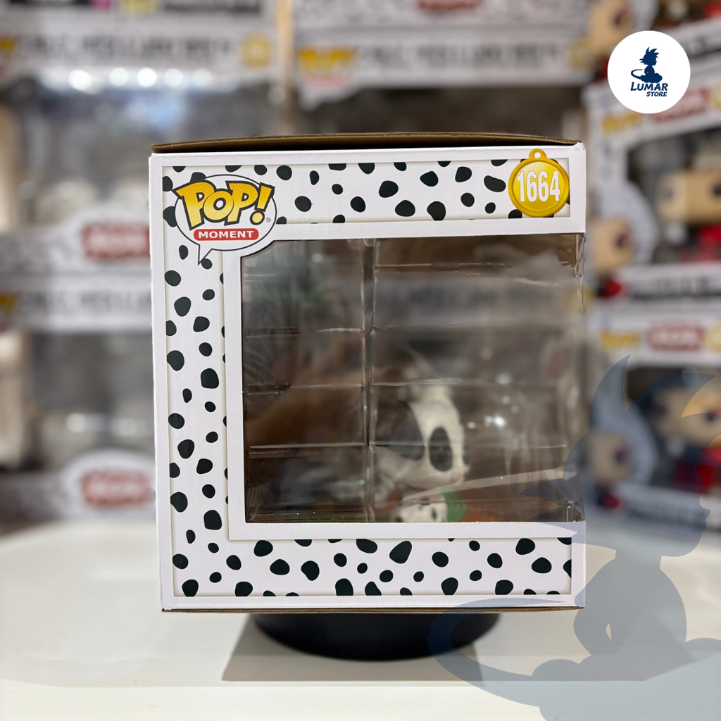 Funko Pop! Moment Rolly, Patch y Lucky with TV #1664 – Disney 101 Dálmatas