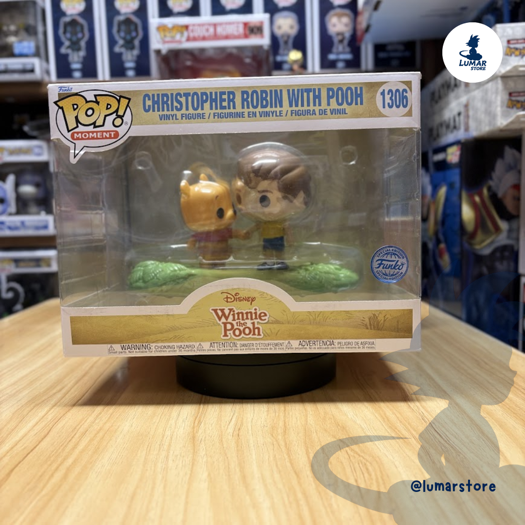 Funko Pop! Moment: Winnie the Pooh #1306 Christopher Robin with Pooh (Special Edition)