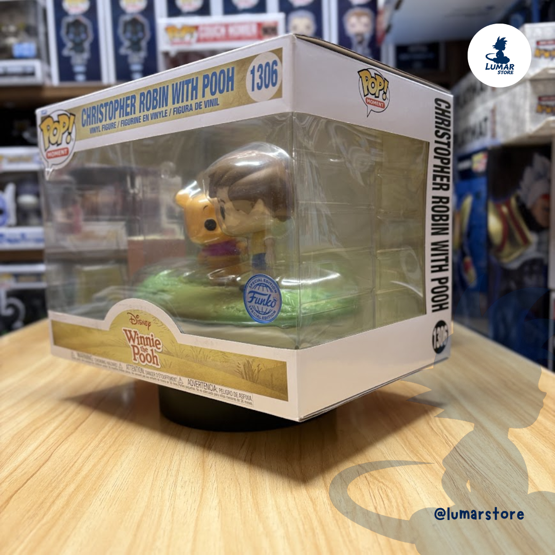 Funko Pop! Moment: Winnie the Pooh #1306 Christopher Robin with Pooh (Special Edition)