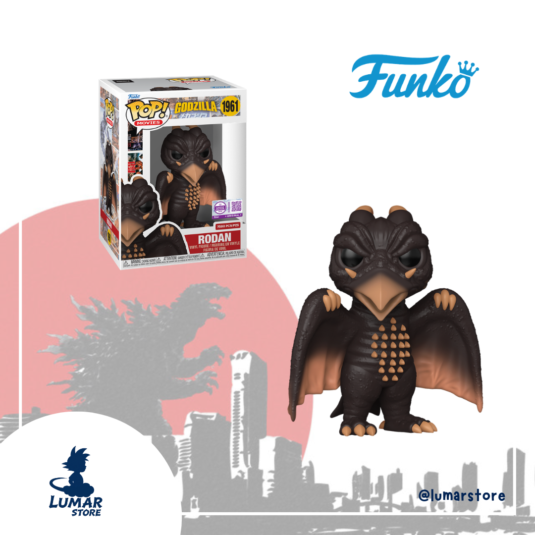 Funko Pop! Movies 1961  - Rodan ( Edición Limitada 7500 Piezas) | Godzilla