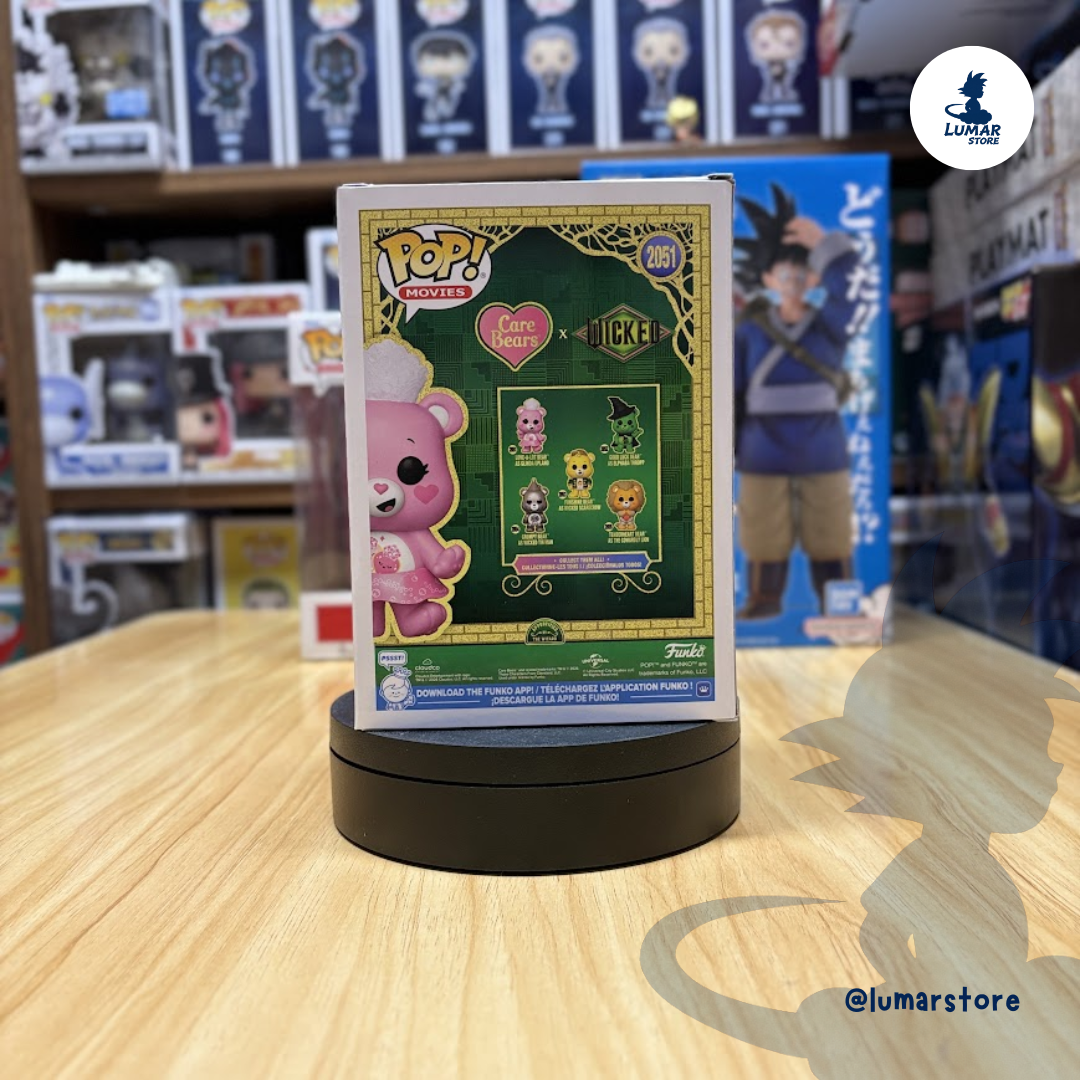 Funko Pop! Movies: Care Bears x Wicked #2051 Love-A-Lot Bear as Glinda Upland