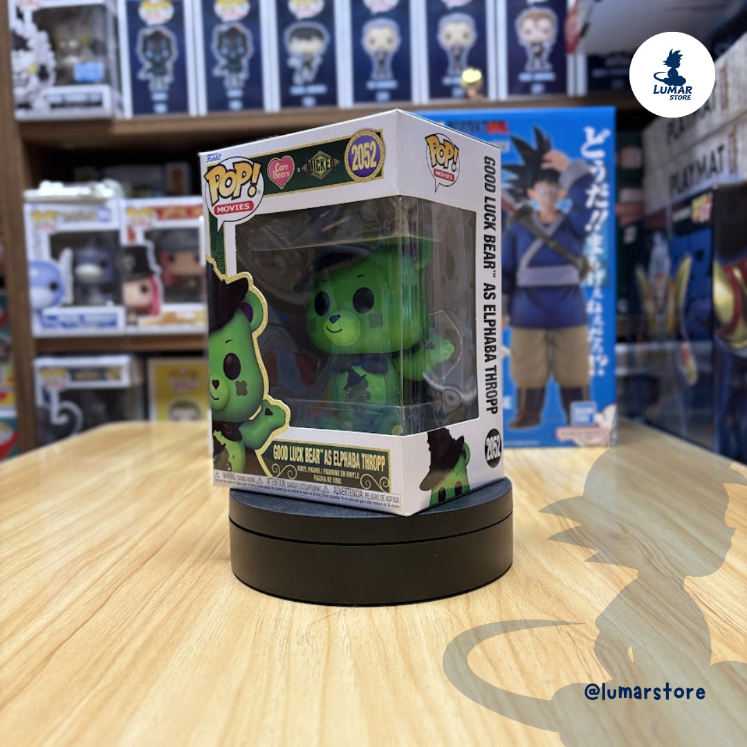 Funko Pop! Movies: Care Bears x Wicked #2052 Good Luck Bear as Elphaba Thropp