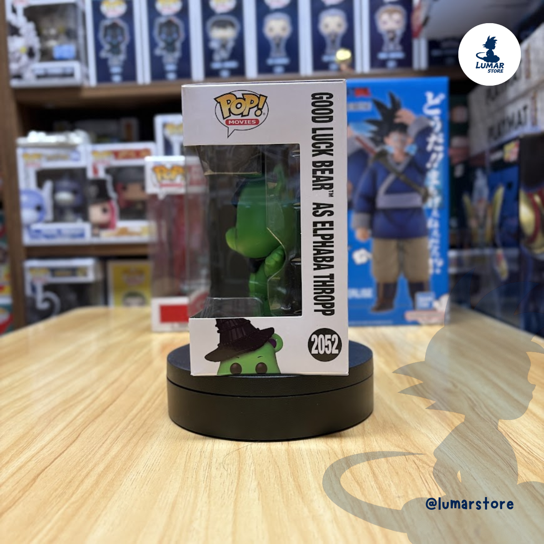 Funko Pop! Movies: Care Bears x Wicked #2052 Good Luck Bear as Elphaba Thropp