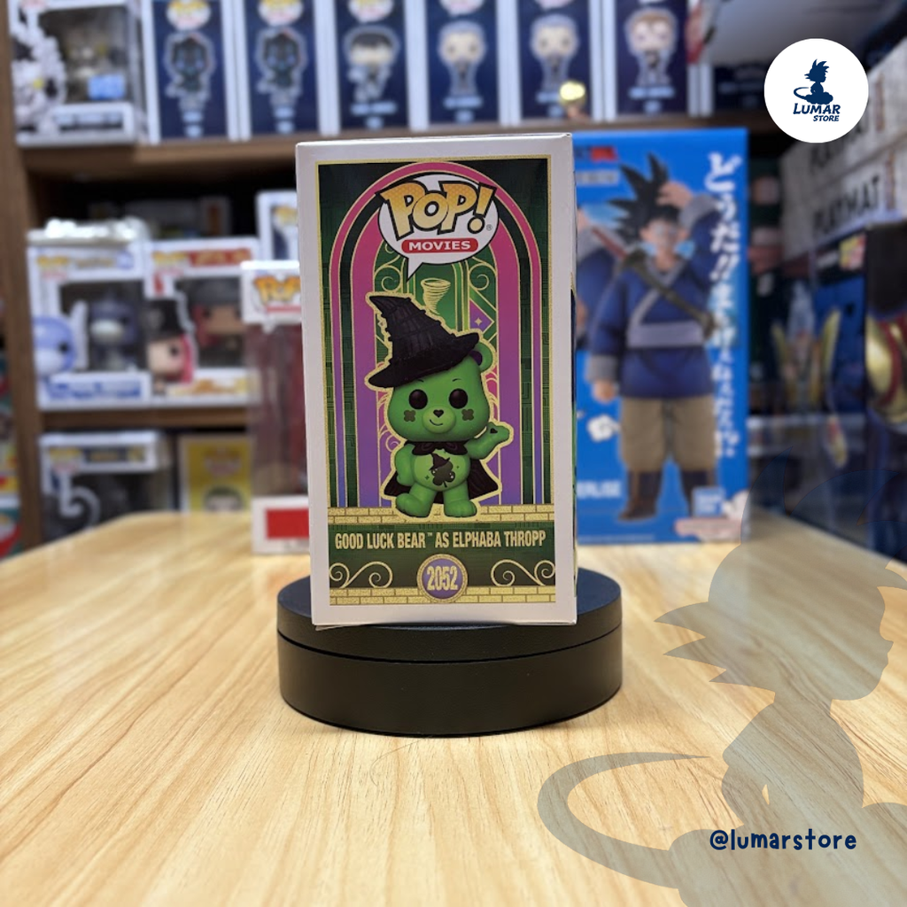 Funko Pop! Movies: Care Bears x Wicked #2052 Good Luck Bear as Elphaba Thropp