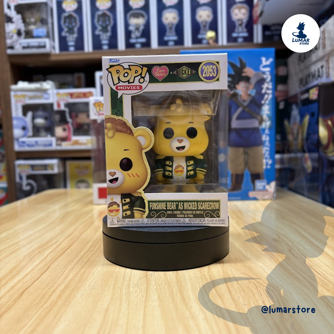 Funko Pop! Movies: Care Bears x Wicked #2053 Funshine Bear as Wicked Scarecrow