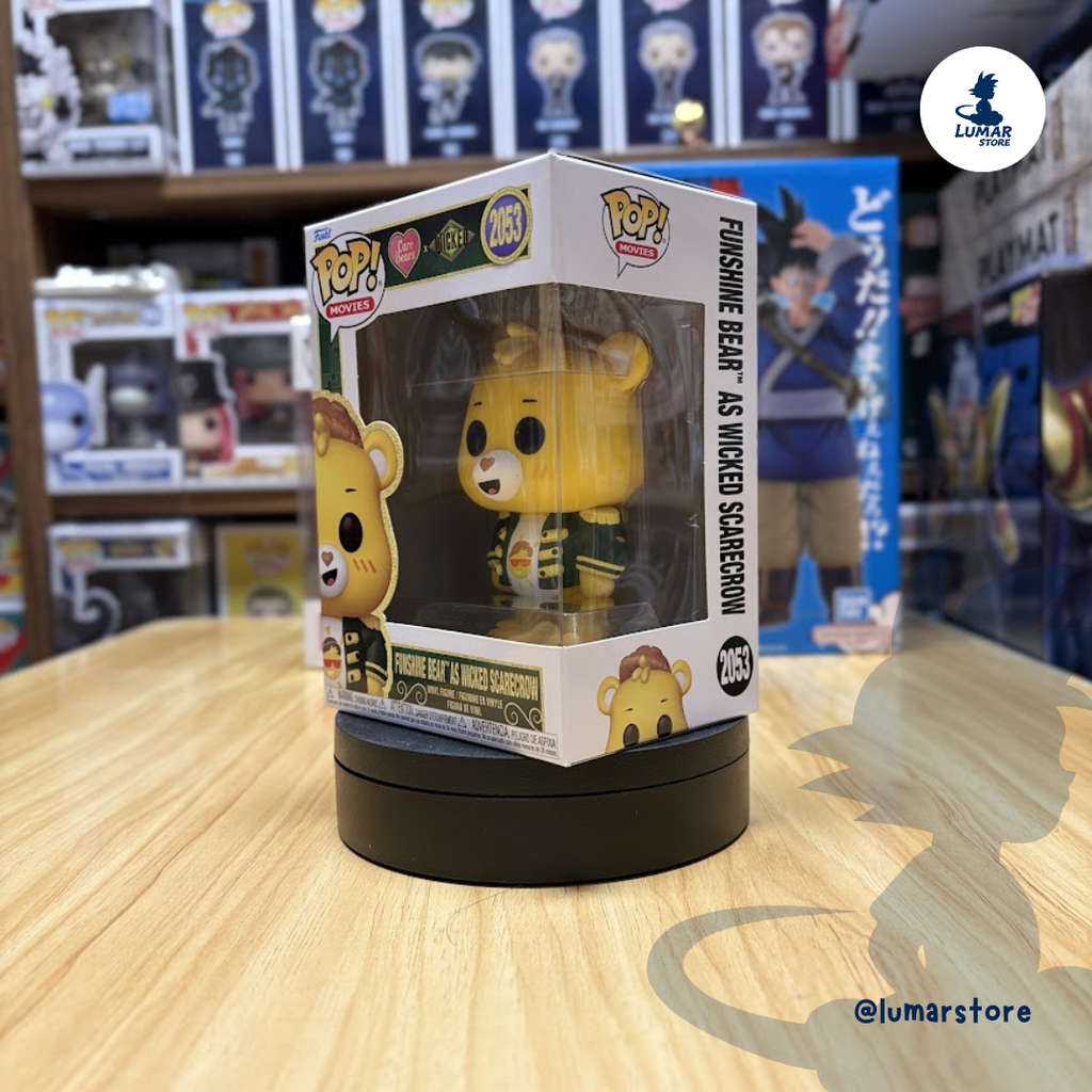 Funko Pop! Movies: Care Bears x Wicked #2053 Funshine Bear as Wicked Scarecrow