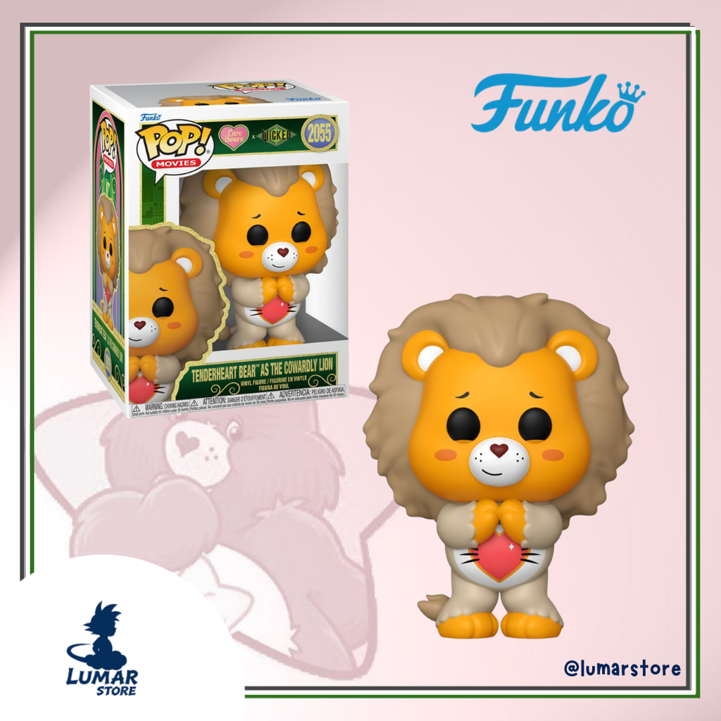 Funko Pop! Movies: Care Bears x Wicked #2055 Tenderheart Bear as The Cowardly Lion