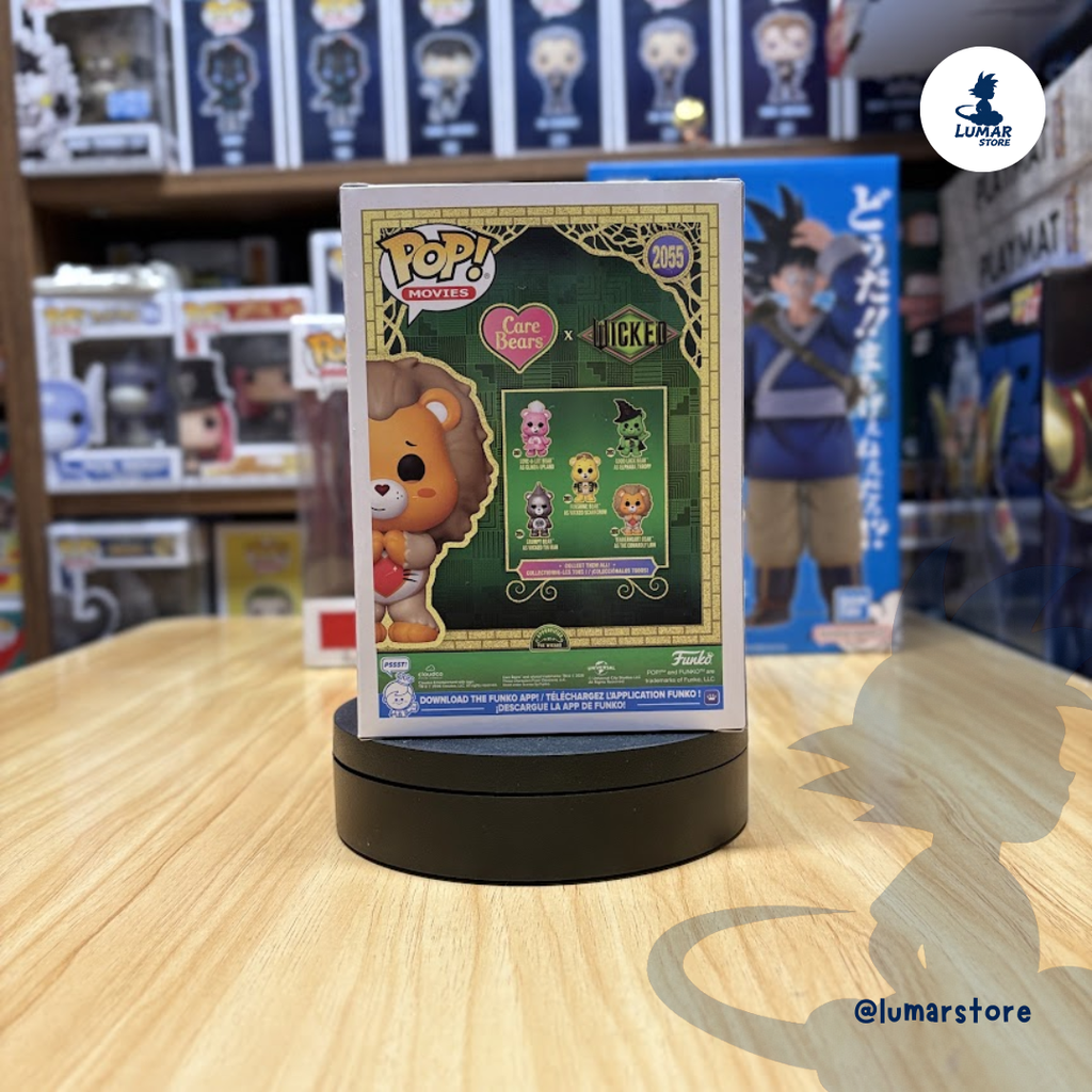 Funko Pop! Movies: Care Bears x Wicked #2055 Tenderheart Bear as The Cowardly Lion