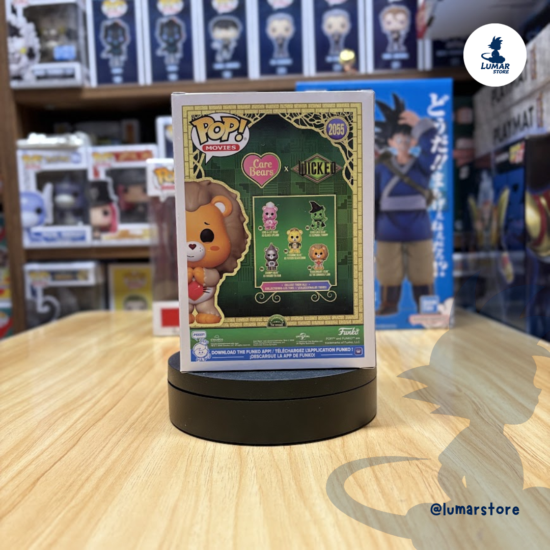 Funko Pop! Movies: Care Bears x Wicked #2055 Tenderheart Bear as The Cowardly Lion