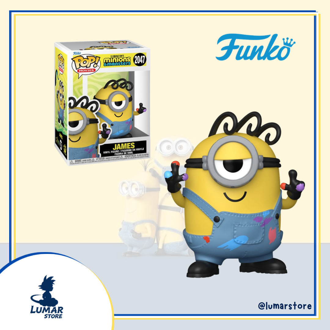 Funko Pop! Movies: Minions & Monsters #2047 James (Artist Minion)