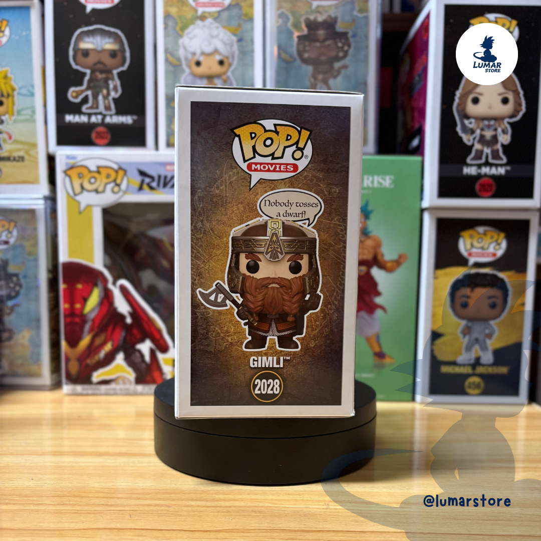 Funko Pop! Movies: The Lord of the Rings - Gimli "Nobody Tosses a Dwarf" (2028)
