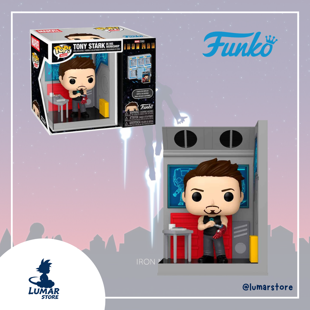 Funko Pop! Nooks: Marvel - Tony Stark in His Workshop | Iron Man