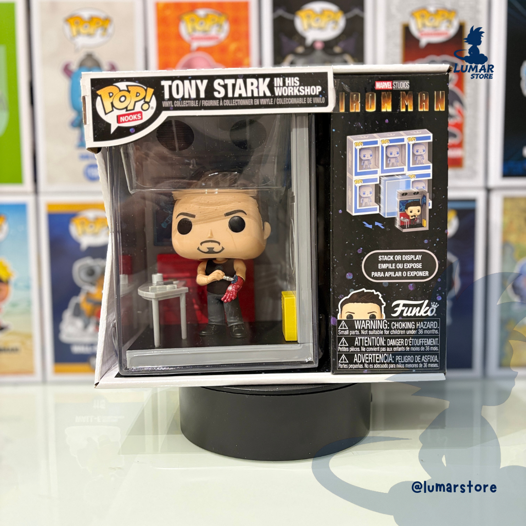 Funko Pop! Nooks: Marvel - Tony Stark in His Workshop | Iron Man