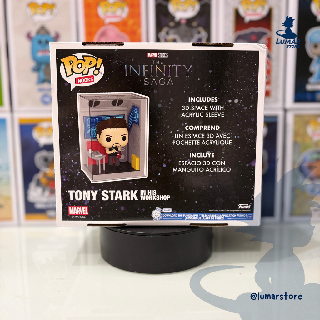 Funko Pop! Nooks: Marvel - Tony Stark in His Workshop | Iron Man