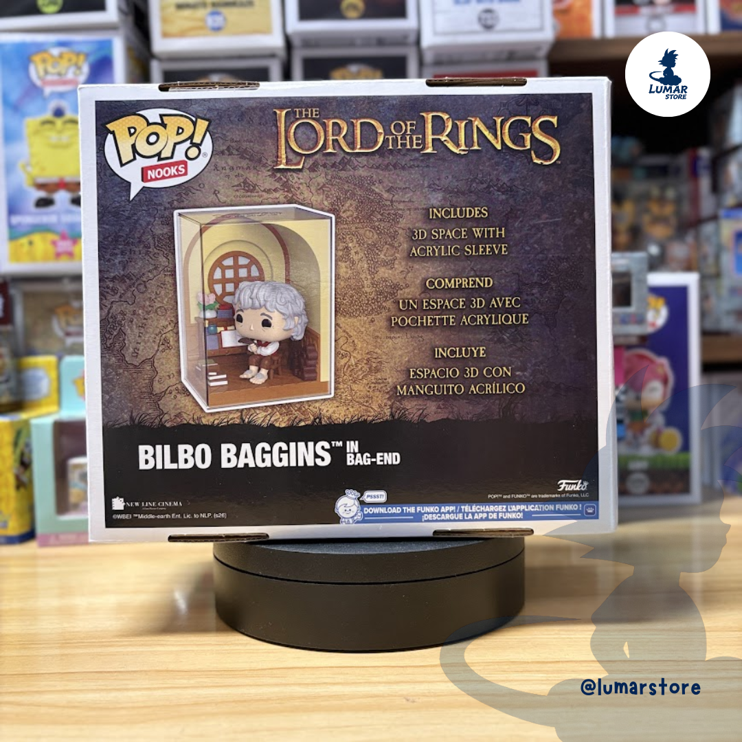 Funko Pop! Nooks: The Lord of the Rings - Bilbo Baggins in Bag-End (Modular Diorama)