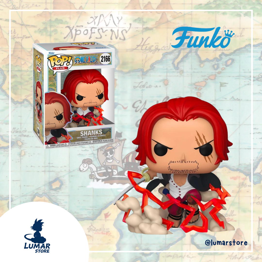 Funko Pop! Plus 2166 - Shanks | One Piece | El Emperador Pelirrojo (Yonkou)