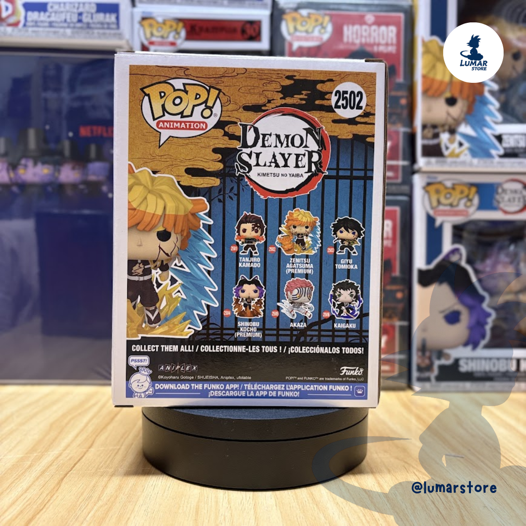 Funko Pop! Premium Animation: Demon Slayer #2502 Zenitsu Agatsuma (7th Form Dragon Attack)