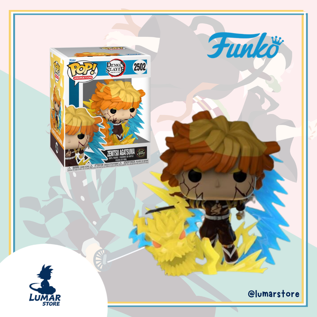 Funko Pop! Premium Animation: Demon Slayer #2502 Zenitsu Agatsuma Dragon Attack (Glow Chase)
