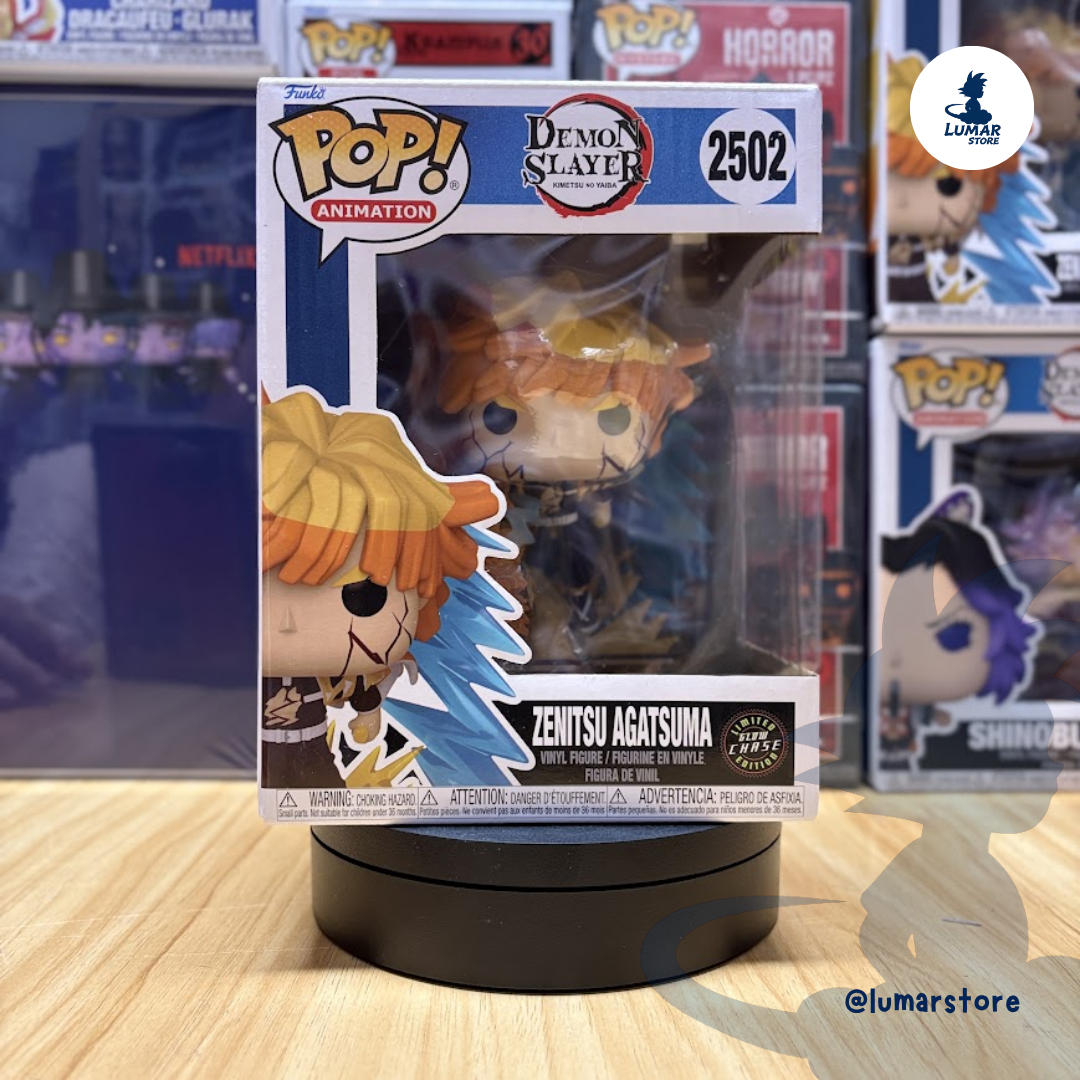Funko Pop! Premium Animation: Demon Slayer #2502 Zenitsu Agatsuma Dragon Attack (Glow Chase)