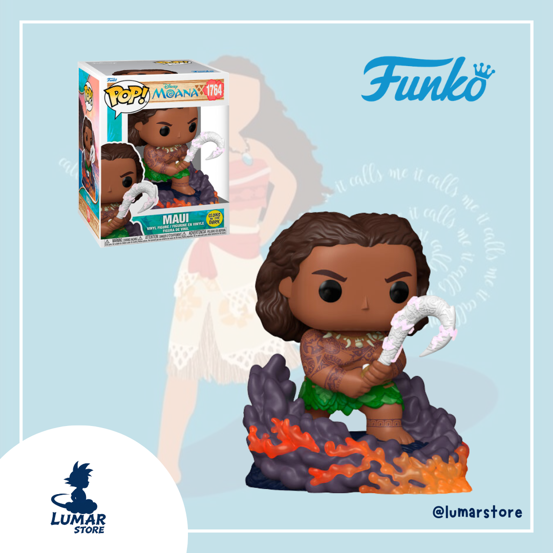 Funko Pop! Premium Disney: Moana #1764 Maui (Glow in the Dark)