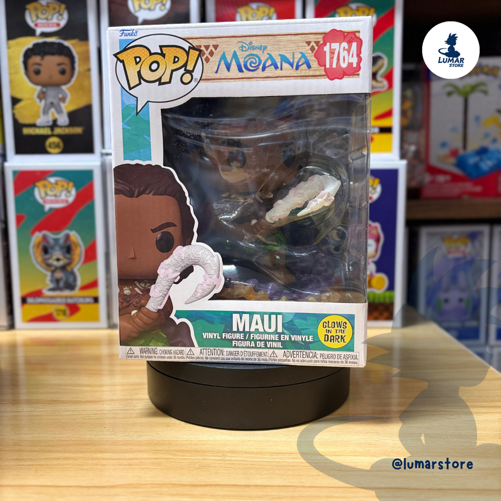 Funko Pop! Premium Disney: Moana #1764 Maui (Glow in the Dark)