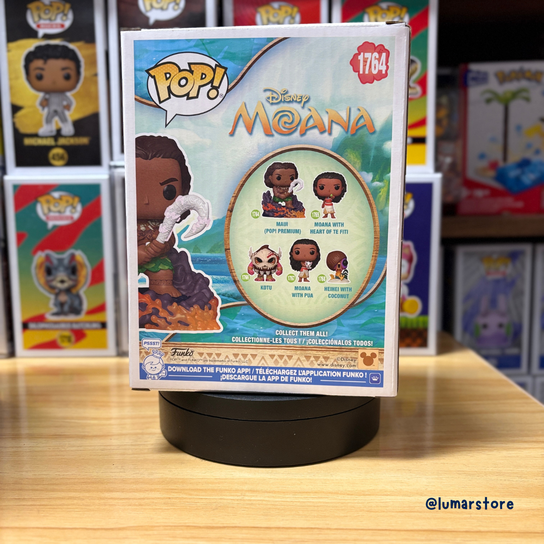 Funko Pop! Premium Disney: Moana #1764 Maui (Glow in the Dark)