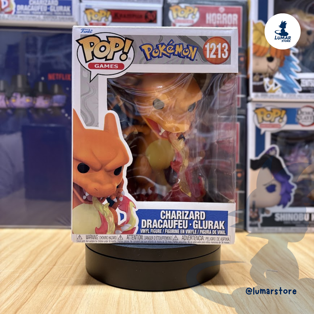 Funko Pop! Premium Games: Pokémon #1213 Charizard (Lanzallamas Attack)