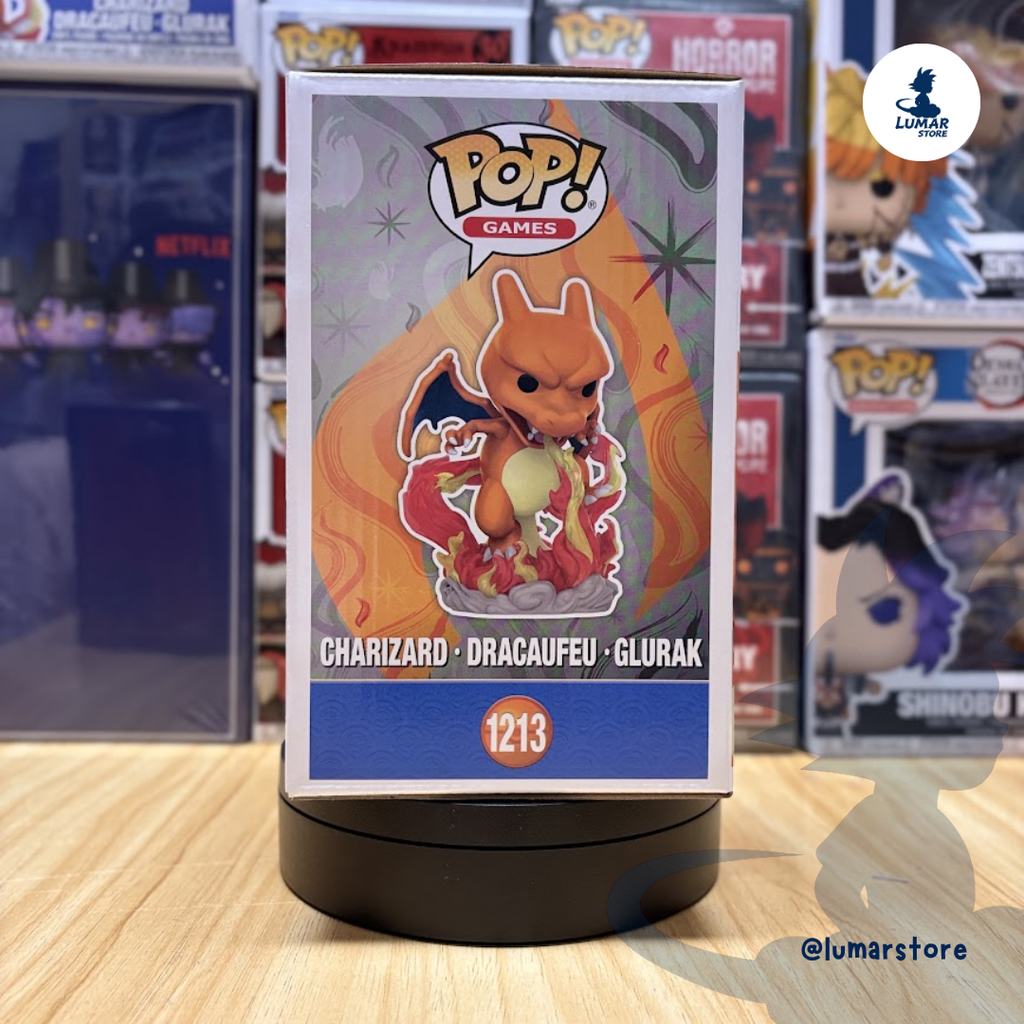 Funko Pop! Premium Games: Pokémon #1213 Charizard (Lanzallamas Attack)