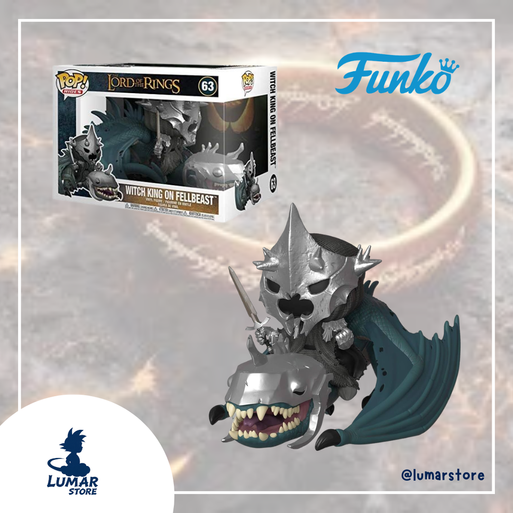 Funko Pop! Rides #63: Witch King on Fellbeast (Rey Brujo en Bestia Alada) | The Lord of the Rings