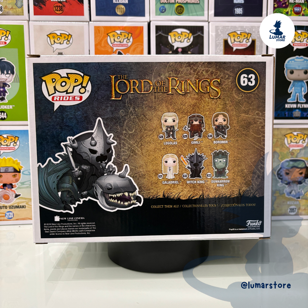Funko Pop! Rides #63: Witch King on Fellbeast (Rey Brujo en Bestia Alada) | The Lord of the Rings