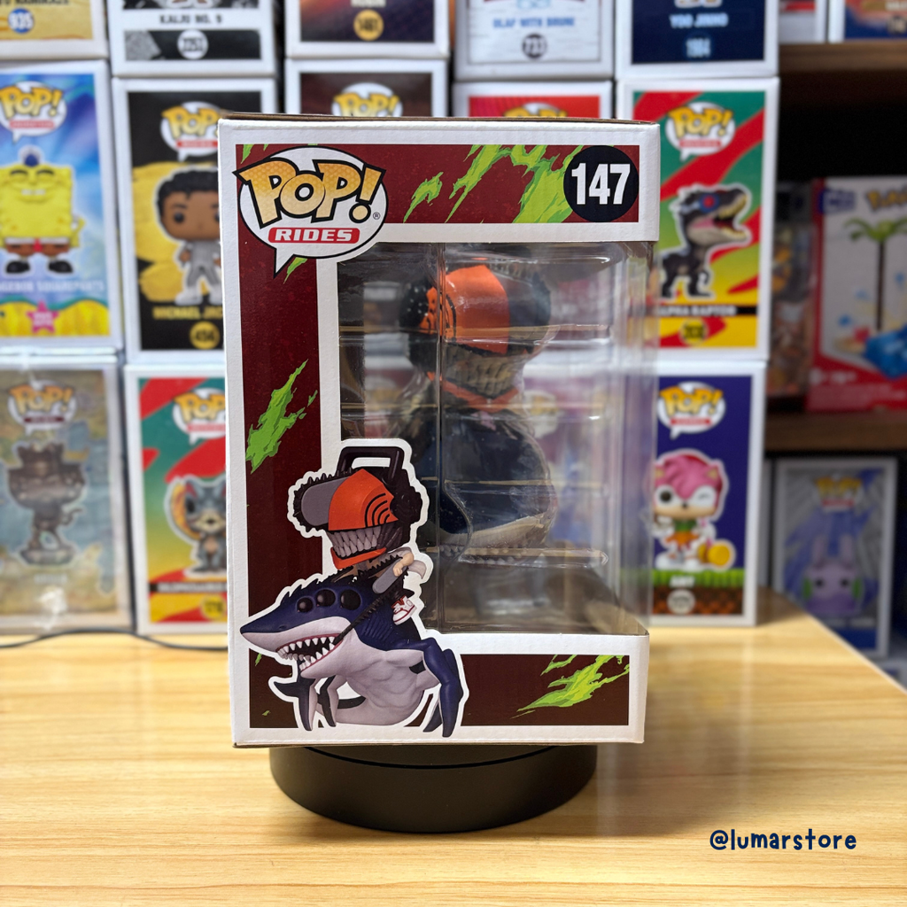 Funko Pop! Rides: Chainsaw Man #147 Chainsaw Man & Beam (The Movie: Reze Arc)