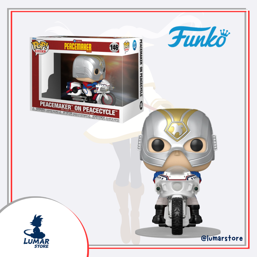 Funko Pop! Rides: DC Studios Peacemaker #146 Peacemaker on Peacecycle