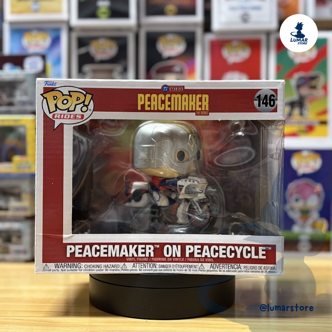 Funko Pop! Rides: DC Studios Peacemaker #146 Peacemaker on Peacecycle