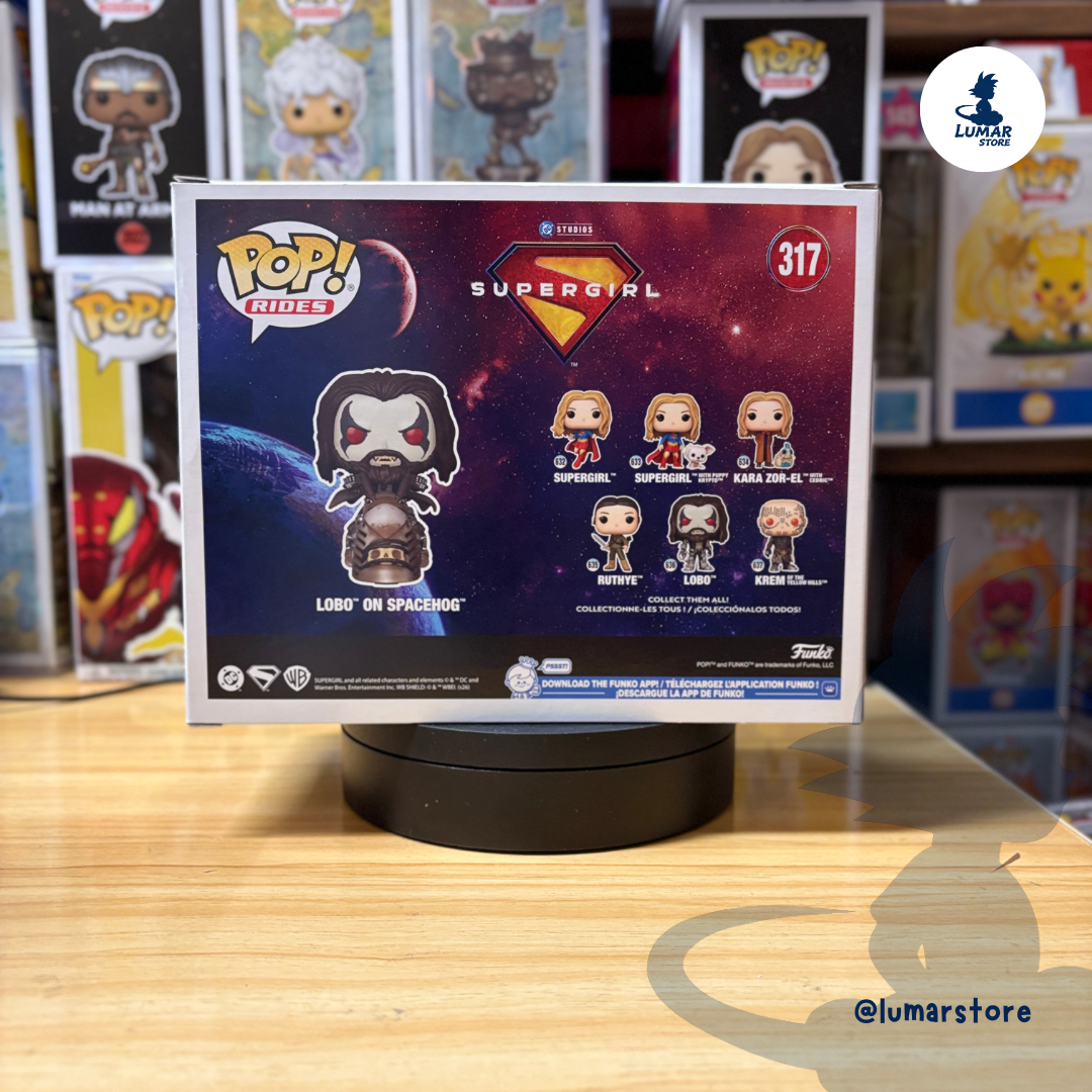 Funko Pop! Rides: DC Supergirl - Lobo on Spacehog (317)