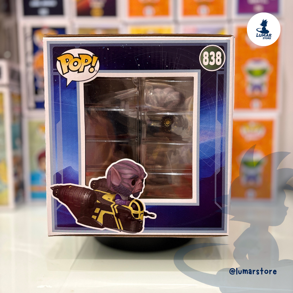 Funko Pop! Rides Deluxe 838 - Zeb Orrelios in the Razor Crest | Star Wars Mandalorian & Grogu