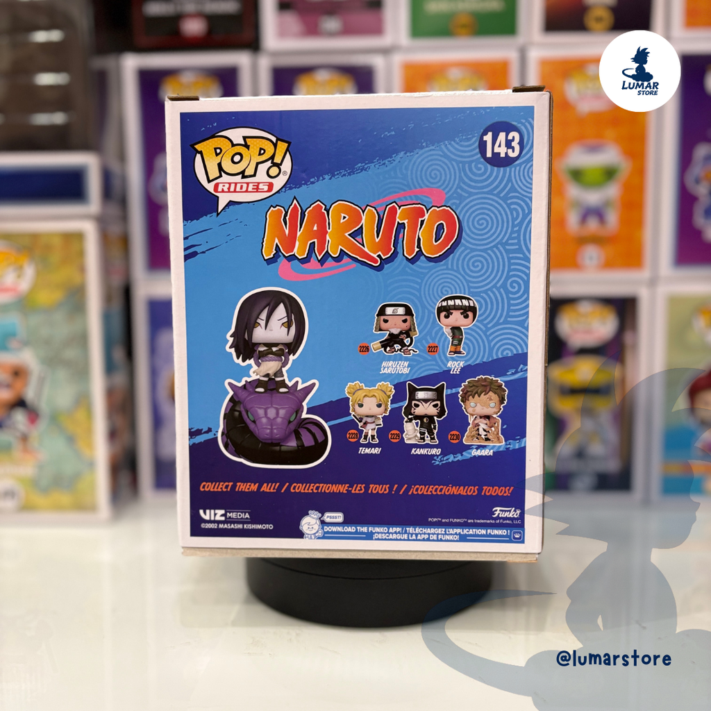 Funko Pop! Rides: Naruto #143 Orochimaru with Manda (Invocación Sannin)