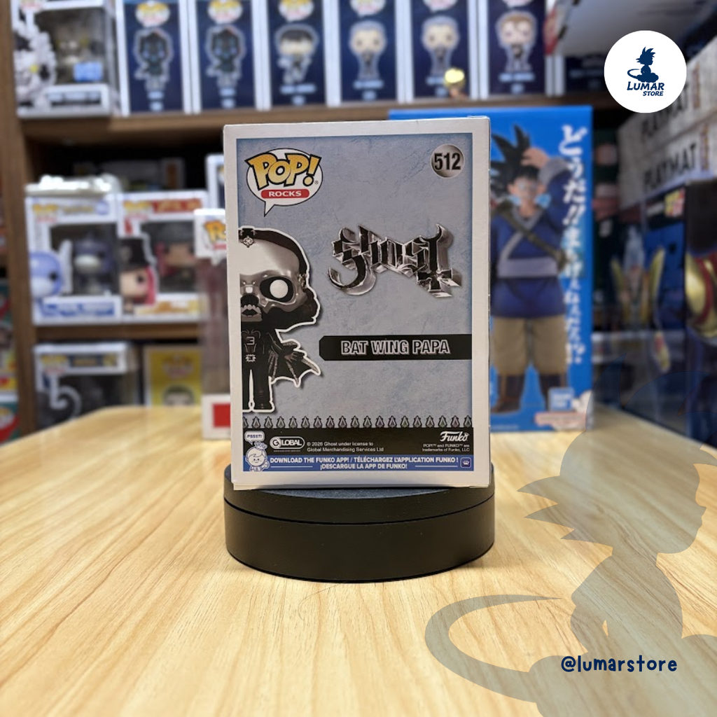 Funko Pop! Rocks: Ghost #512 Bat Wing Papa (Diamond Collection)