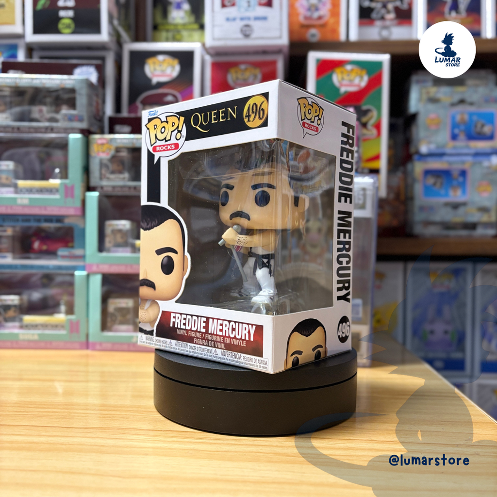 Funko Pop! Rocks: Queen #496 Freddie Mercury (Wembley / Live Aid Outfit)