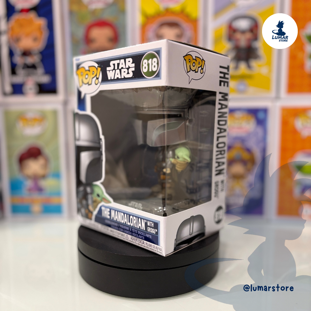 Funko Pop! Star Wars 818 - The Mandalorian with Grogu | Star Wars Mandalorian & Grogu
