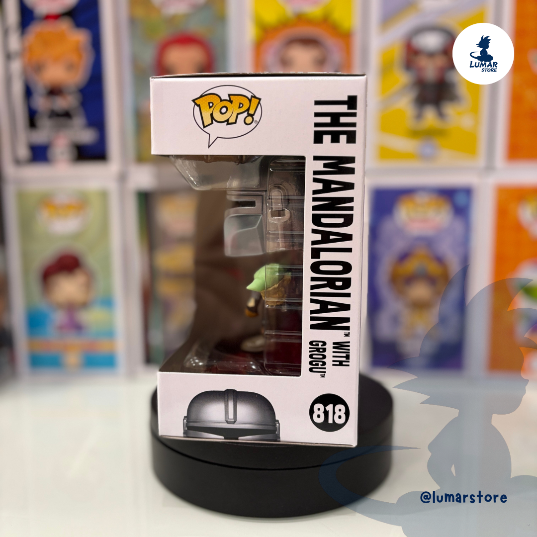 Funko Pop! Star Wars 818 - The Mandalorian with Grogu | Star Wars Mandalorian & Grogu