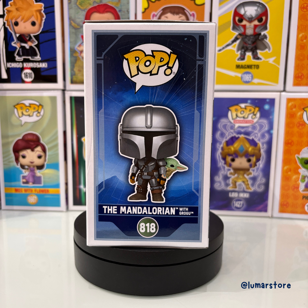 Funko Pop! Star Wars 818 - The Mandalorian with Grogu | Star Wars Mandalorian & Grogu