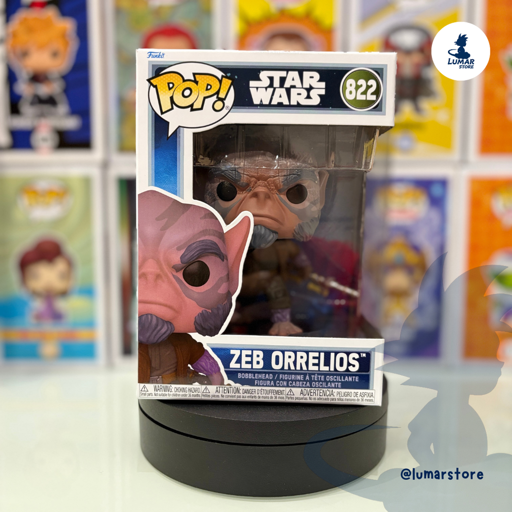 Funko Pop! Star Wars 822 - Zeb Orrelios | Star Wars Mandalorian & Grogu