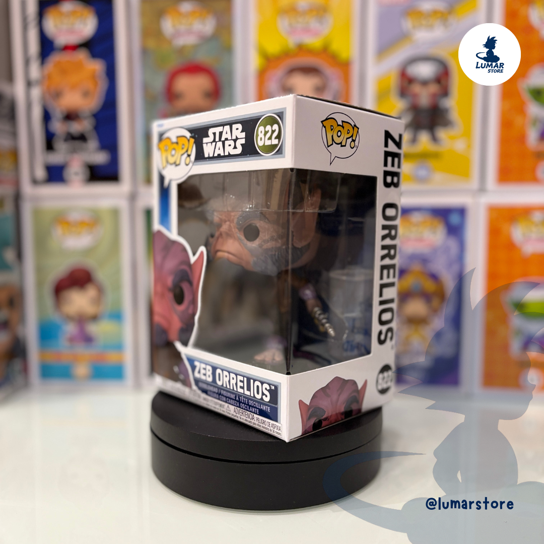 Funko Pop! Star Wars 822 - Zeb Orrelios | Star Wars Mandalorian & Grogu