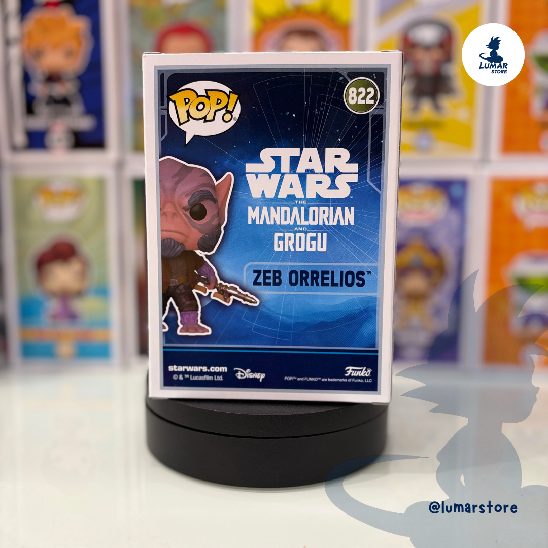 Funko Pop! Star Wars 822 - Zeb Orrelios | Star Wars Mandalorian & Grogu