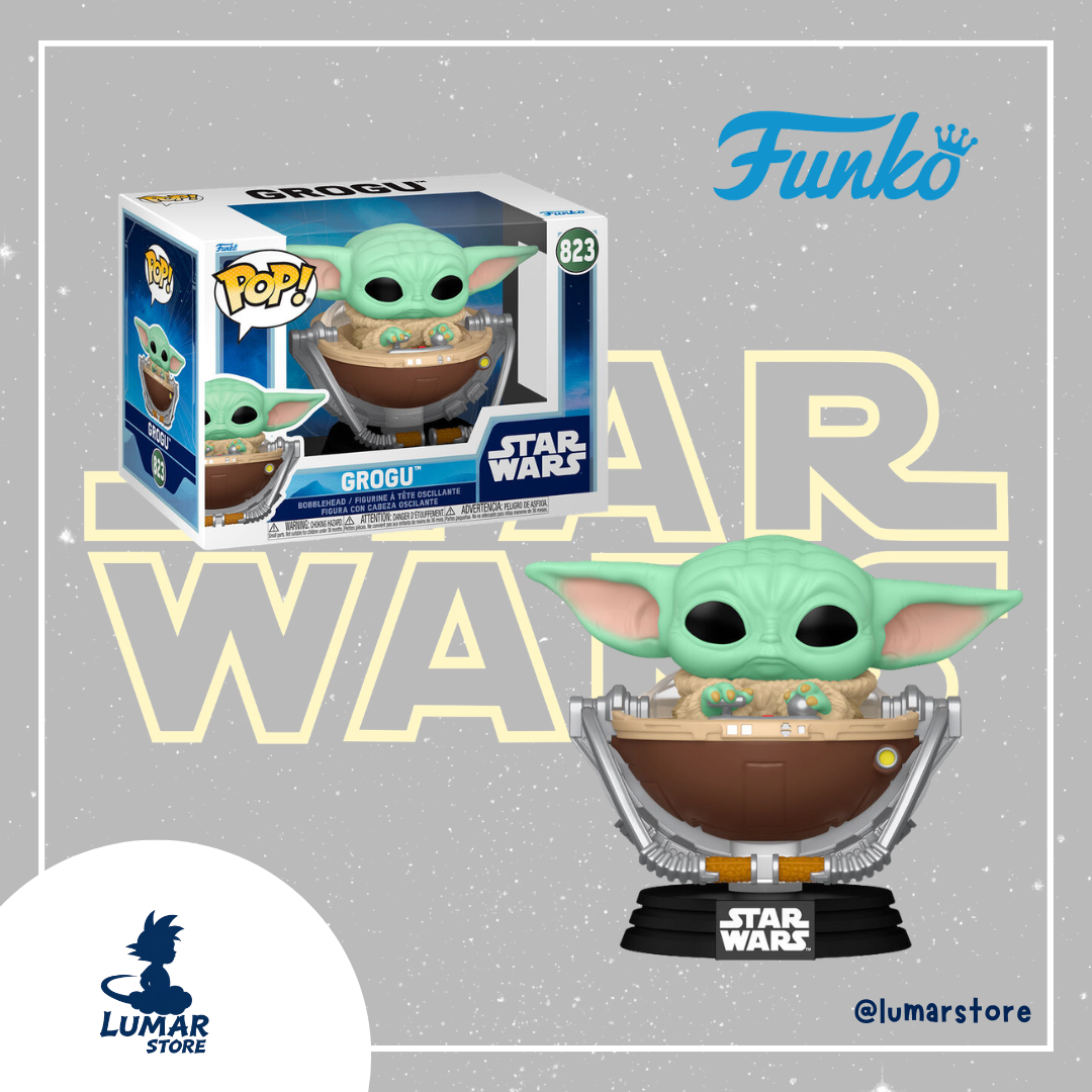 Funko Pop! Star Wars 823 - Grogu in Pram | Star Wars Mandalorian & Grogu