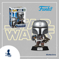 Funko Pop! Star Wars #844 The Mandalorian Dual Wield (The Mandalorian & Grogu)