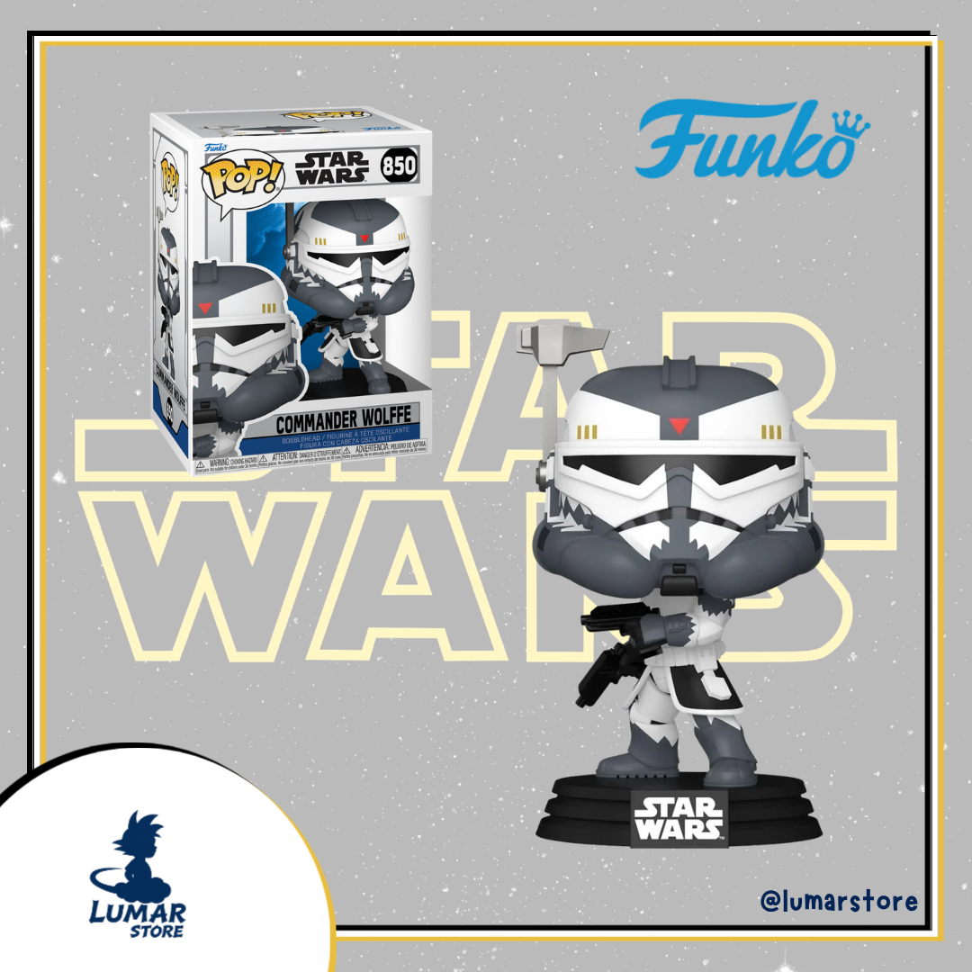 Funko Pop! Star Wars #850 Commander Wolffe (The Clone Wars / Bobble-Head)