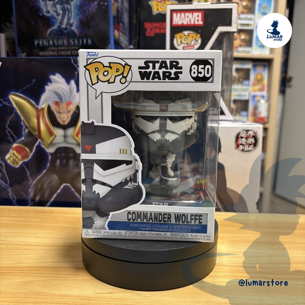 Funko Pop! Star Wars #850 Commander Wolffe (The Clone Wars / Bobble-Head)