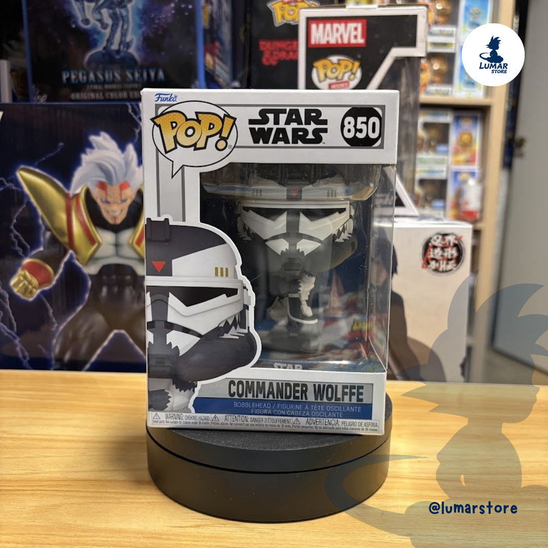 Funko Pop! Star Wars #850 Commander Wolffe (The Clone Wars / Bobble-Head)