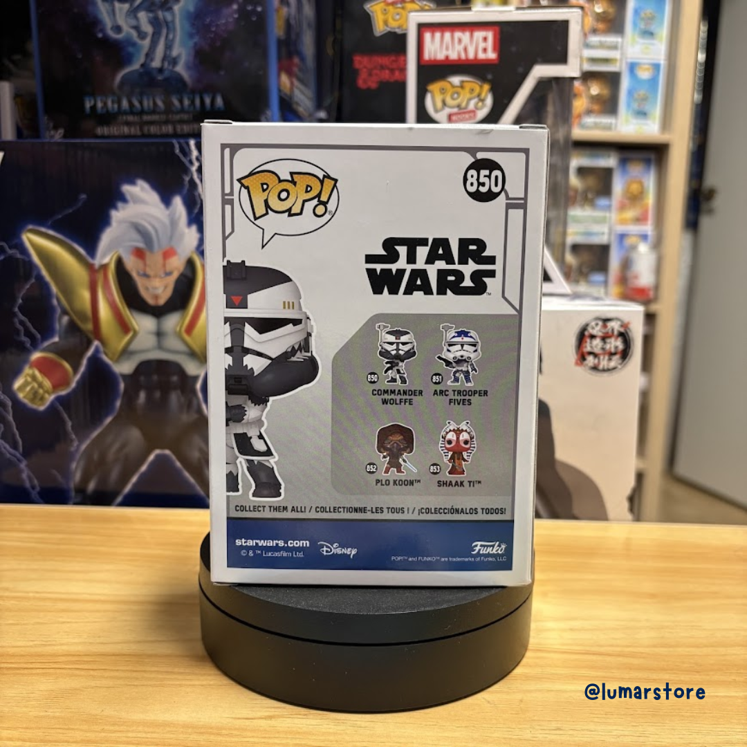 Funko Pop! Star Wars #850 Commander Wolffe (The Clone Wars / Bobble-Head)